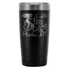 Funny Cat Travel Mug I Like You But Dont Pussh It 20oz Stainless Steel Tumbler