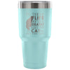 Funny Cat Travel Mug Is There Life After Death 30 oz Stainless Steel Tumbler