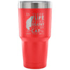 Funny Cat Travel Mug Is There Life After Death 30 oz Stainless Steel Tumbler