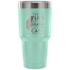 Funny Cat Travel Mug Is There Life After Death 30 oz Stainless Steel Tumbler