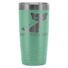 Funny Cat Travel Mug Say What 20oz Stainless Steel Tumbler