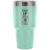 Funny Cat Travel Mug Yeah I Lift 30 oz Stainless Steel Tumbler