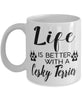 Funny Cesky Terrier Dog Mug Life Is Better With A Cesky Terrier Coffee Cup 11oz 15oz White
