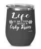 Funny Cesky Terrier Dog Wine Glass Life Is Better With A Cesky Terrier 12oz Stainless Steel
