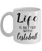 Funny Cestoball Mug Life Is Better With Cestoball Coffee Cup 11oz 15oz White
