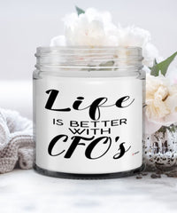 Funny CFO Candle Life Is Better With CFO's 9oz Vanilla Scented Candles Soy Wax