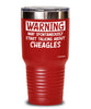 Funny Cheagle Tumbler Warning May Spontaneously Start Talking About Cheagles 20oz 30oz Stainless Steel