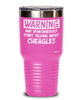 Funny Cheagle Tumbler Warning May Spontaneously Start Talking About Cheagles 20oz 30oz Stainless Steel