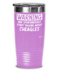 Funny Cheagle Tumbler Warning May Spontaneously Start Talking About Cheagles 20oz 30oz Stainless Steel