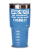 Funny Cheagle Tumbler Warning May Spontaneously Start Talking About Cheagles 20oz 30oz Stainless Steel