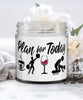 Funny Cheerleader Candle Adult Humor Plan For Today Cheerleading Wine 9oz Vanilla Scented Candles Soy Wax