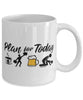 Funny Cheerleader Mug Adult Humor Plan For Today Cheerleading Coffee Mug 11oz 15oz White