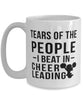 Funny Cheerleader Mug Tears Of The People I Beat In Cheerleading Coffee Mug 15oz White