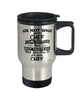 Funny Chef Travel Mug Ask Not What Your Chef Can Do For You 14oz Stainless Steel