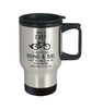 Funny Chef Travel Mug Being A Chef Is Easy It's Like Riding A Bike Except 14oz Stainless Steel