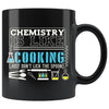 Funny Chemistry Cooking Mug Just Dont Lick The Spoon 11oz Black Coffee Mugs