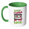 Funny Chemistry Mug Stop Staring At My Rack White 11oz Accent Coffee Mugs