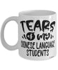 Funny Chinese Professor Teacher Mug Tears Of My Chinese Language Students Coffee Cup White