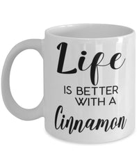 Funny Cinnamon Rabbit Mug Life Is Better With A Cinnamon Coffee Cup 11oz 15oz White