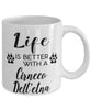 Funny Cirneco Dell'etna Dog Mug Life Is Better With A Cirneco Dell'etna Coffee Cup 11oz 15oz White