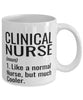 Funny Clinical Nurse Mug Like A Normal Nurse But Much Cooler Coffee Cup 11oz 15oz White