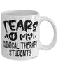 Funny Clinical Therapy Professor Teacher Mug Tears Of My Clinical Therapy Students Coffee Cup White