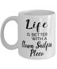 Funny Clown Sailfin Pleco Fish Mug Life Is Better With A Clown Sailfin Pleco Coffee Cup 11oz 15oz White