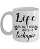 Funny Cockapoo Dog Mug Life Is Better With A Cockapoo Coffee Cup 11oz 15oz White