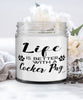Funny Cocker Pug Dog Candle Life Is Better With A Cocker Pug 9oz Vanilla Scented Candles Soy Wax