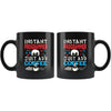 Funny Coder Mug Instant Programmer Just Add Coffee 11oz Black Coffee Mugs