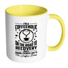 Funny Coffee Mug Im A Coffeeholic On The White 11oz Accent Coffee Mugs