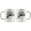 Funny Coffee Mug Todays Work Is Sponsored By Coffee 11oz White Coffee Mugs