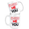 Funny Coffee Please Dont Interrupt Me When Im Ignoring You 15oz White Coffee Mugs