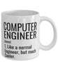 Funny Computer Engineer Mug Like A Normal Engineer But Much Cooler Coffee Cup 11oz 15oz White