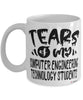 Funny Computer Engineering Technology Professor Teacher Mug Tears Of My Computer Engineering Technology Students Coffee Cup White