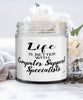 Funny Computer Support Specialist Candle Life Is Better With Computer Support Specialists 9oz Vanilla Scented Candles Soy Wax