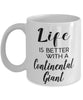Funny Continental Giant Rabbit Mug Life Is Better With A Continental Giant Coffee Cup 11oz 15oz White