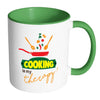 Funny Cook Chef Mug Cooking Is My Therapy White 11oz Accent Coffee Mugs