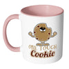 Funny Cookie Mug One Tough Cookie White 11oz Accent Coffee Mugs