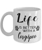 Funny Corgipoo Dog Mug Life Is Better With A Corgipoo Coffee Cup 11oz 15oz White
