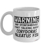 Funny Corydoras Paleatus Mug Warning May Spontaneously Start Talking About Corydoras Paleatus Fish Coffee Cup White
