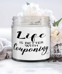Funny Couponer Candle Life Is Better With Couponing 9oz Vanilla Scented Candles Soy Wax