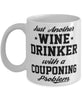 Funny Couponing Mug Just Another Wine Drinker With A Couponing Problem Coffee Cup 11oz White