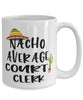 Funny Court Clerk Mug Nacho Average Court Clerk Coffee Cup 15oz White