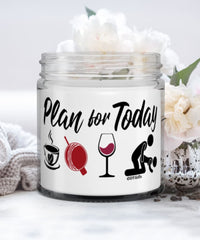 Funny Cricketer Candle Adult Humor Plan For Today Cricket Wine 9oz Vanilla Scented Candles Soy Wax