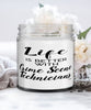 Funny Crime Scene Technician Candle Life Is Better With Crime Scene Technicians 9oz Vanilla Scented Candles Soy Wax