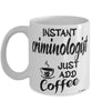 Funny Criminologist Mug Instant Criminologist Just Add Coffee Cup White