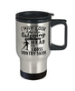 Funny Cross Country Skiing Travel Mug I May Look Like I'm Listening But In My Head I'm Cross Country Skiing 14oz Stainless Steel