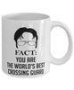 Funny Crossing Guard Mug Fact You Are The Worlds B3st Crossing Guard Coffee Cup White