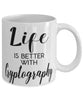 Funny Cryptographer Mug Life Is Better With Cryptography Coffee Cup 11oz 15oz White